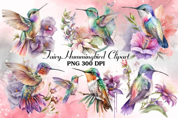 Fairy Hummingbird Watercolor Clipart Review