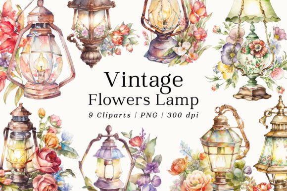 Vintage Flowers Lamp Illustrations: A Designer Review