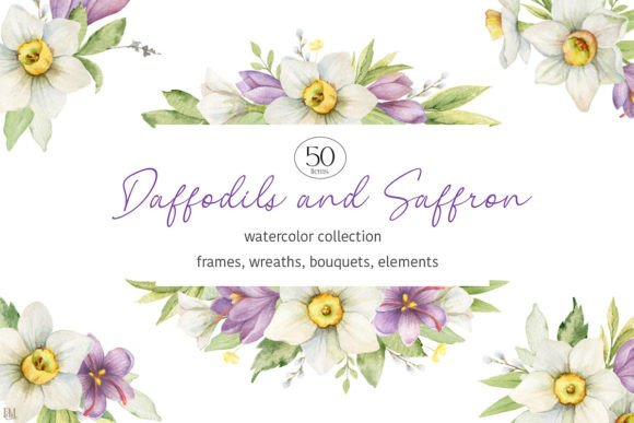 Watercolor Daffodils and Saffron: A Stitch Test Review