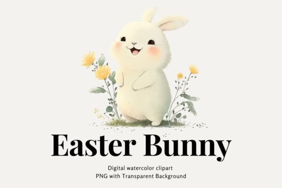 Watercolor Easter Bunny PNG: Brand Illustrations Review