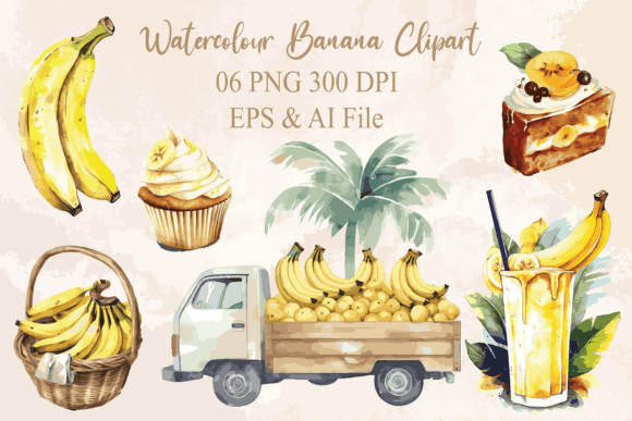 Watercolour Banana Clipart: An Embroidery Review